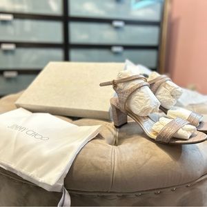 Jimmy choo color/sand brand new